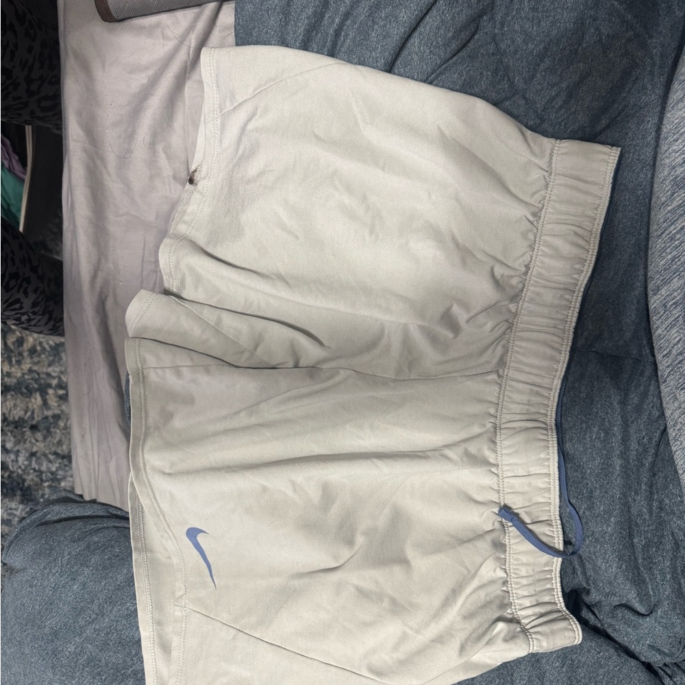 Nike light blue athletic shorts